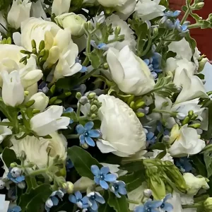 Art Bouquet weiss blau 2