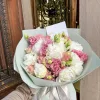 Art Bouquet "Rosa Weiß" - Ein Blütenzauber in sanften Farben 2 Art Bouquet rosa weiss