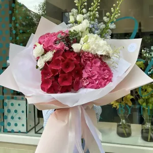 Art Bourquet rot-pink-weiss