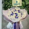 Kinder Bouquet - Leuchtender Schmetterlingsbouquet - Zauberhafte Eleganz 3 Kinder Bouquet Schmetterlinge